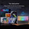 Luminous Bluetooth Touchpad Keyboard: Portable, Rechargeable & Compatible with iPad, Phone, Tablet