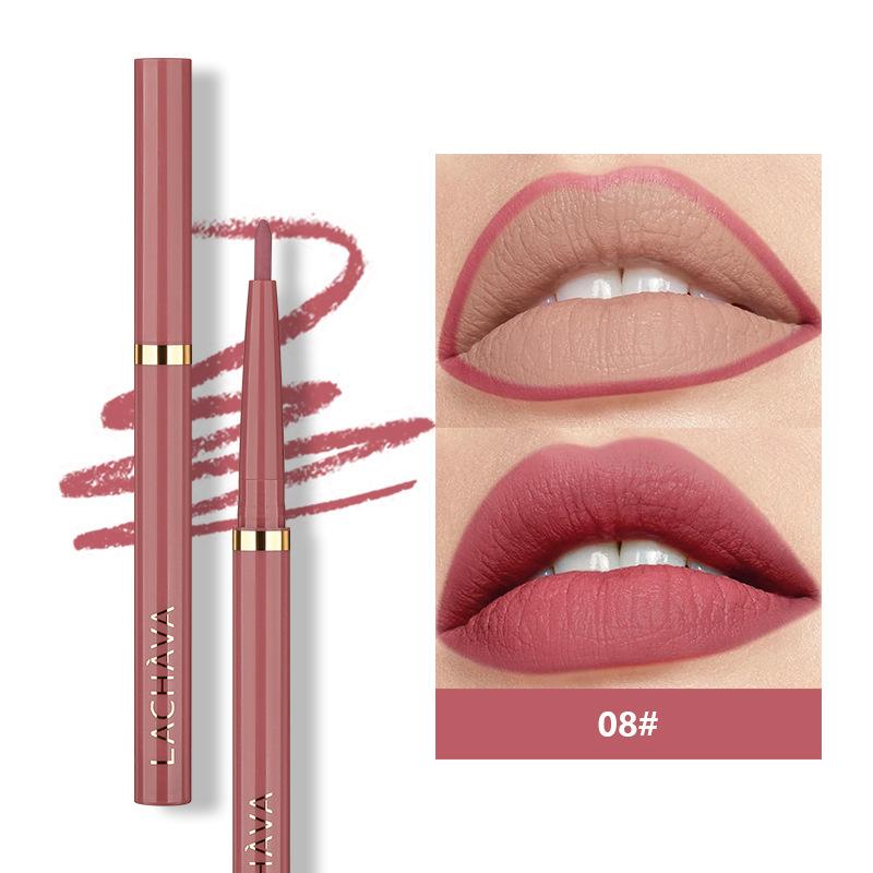 JYL LACHAVA Matte Nude Lipliner Outlines the Lips 12 Color Beauty Mouth Red Lip Marker