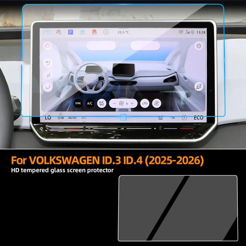 For Volkswagen ID 3 ID 4 2025 2026 Navigation Trument Screen Protector HD Tempered Glass Film
