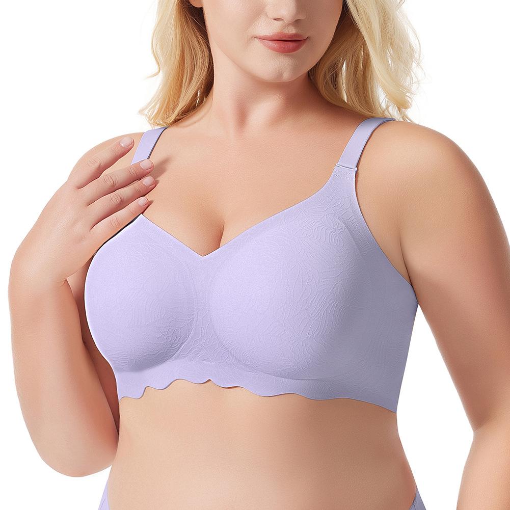 Seamless Fashion Bra with Soft Gel Cups Gathering Comfort Bra for Women Ultra-Soft Design Minimises Side Bulge