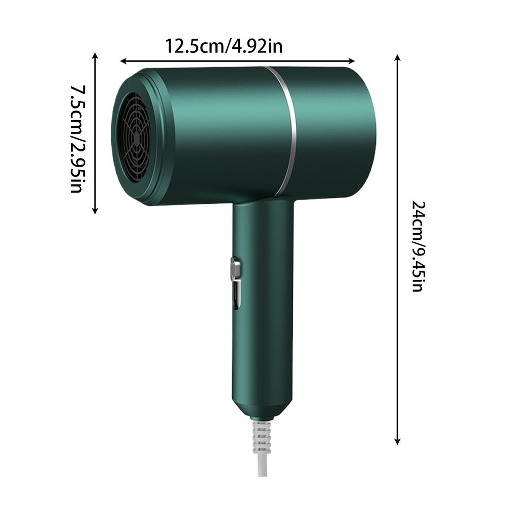 Travel Blow Dryer Foldable Small Foldable Hair Blow Dryer For Women Lightweight Dormitory Hair Dryer Blow Dryer For Men Adults