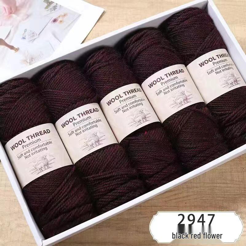 Soft Alpaca Wool Chunky Yarn for Hand Knitting Sweaters, Scarves, and Hats