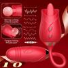 Dual-Head Vibrator with Retractable Clitoral Stimulator