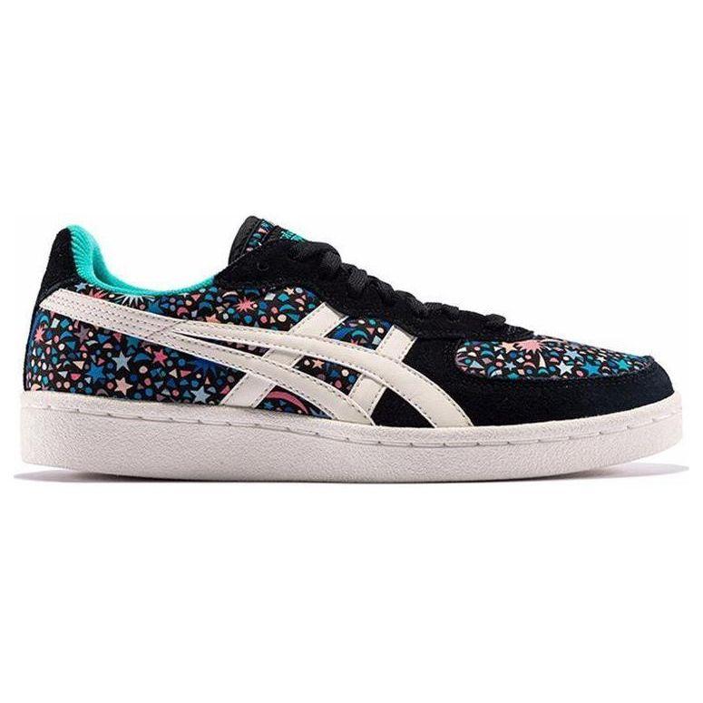 Onitsuka Tiger Gsm Printed Casual Warmth And Slip Resistance Low Top Skate Shoes Women sneaker Black 1182A125-001