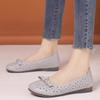 Fashion GKTINOO 2025 Genuine Leather Shoes Hollow Out Women Ballet Flats Summer Women's Solid Soft Bottom Shoes Woman Slip On Loafers