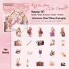 Like a Song, Like a Dream Series PET Sticker Pack - 40 Character Journal Decorative Stickers in 6 Designs