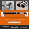 Retractable No-Drill Balcony Clothes Drying Rod, 304 Stainless Steel Hanger for Home Use