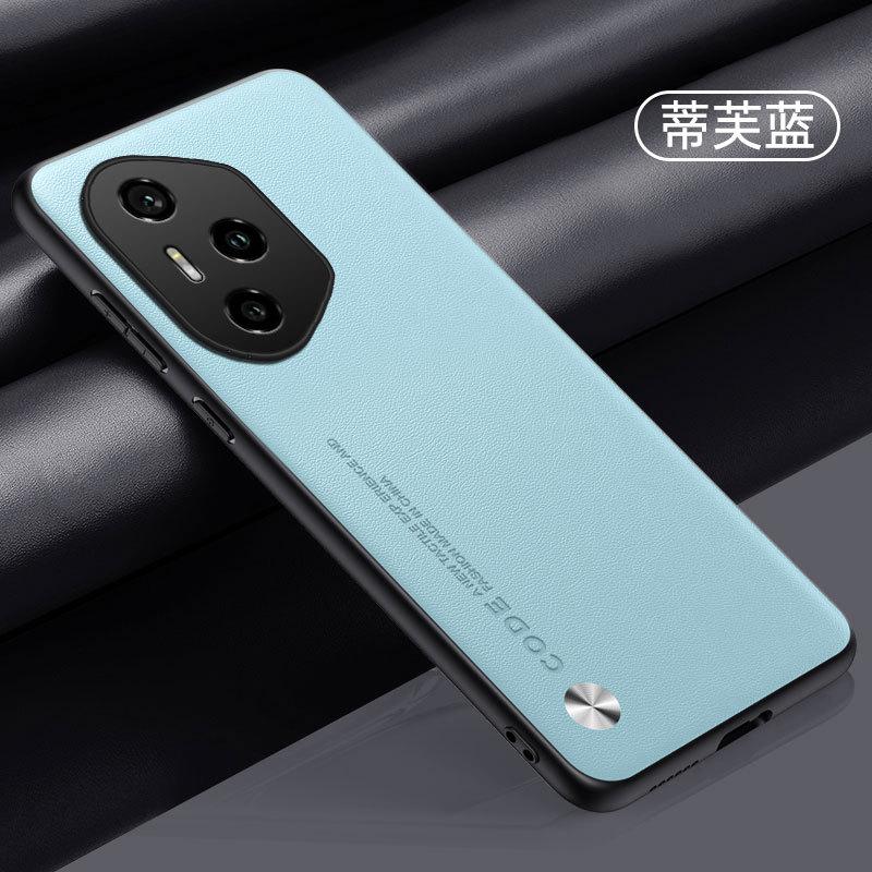 Applicable To Huawei Honor 400Pro Mobile Phone Case Honor 300Pro Plain Leather Honor 200 Matte Anti-drop Protective Case