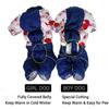 Winter Pet Jacket for Small Dogs Waterproof Windproof Zip-Up Snowsuit Fully Covered Belly Thicken Overalls for Girl/Boy Dogs