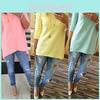 Stylish Women's Loose Medium Sleeve T-shirt Spring Blouse Ideal For Daily Casual Wear