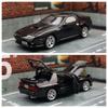 1/32 Mazda RX7 Initial D Miniature Diecast RX-7 Toy Car Model Sound & Light Doors Openable Collection Gift for Children Boy Kid