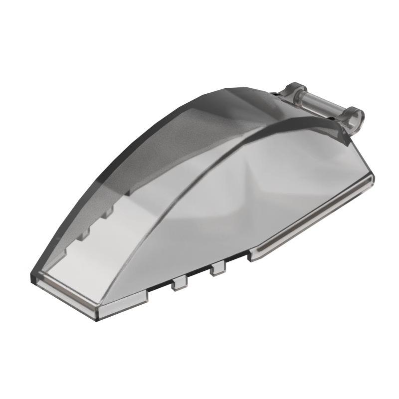 50g MOC 23448 Small Particle Building Blocks: 8x4x2 Curved Windshield with Handle Standard