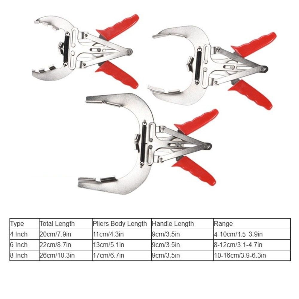 ABS Stee Piston Ring Pliers Non-Slip Spring-Loaded Return Piston Ring Installer Remover Tools Universal Adjustable