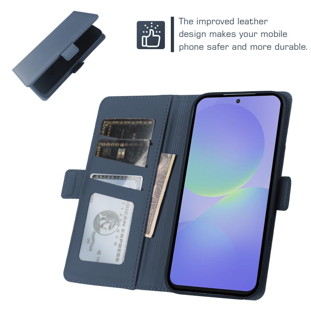Wallet Case for Galaxy A36 - TPU+Leather/PU, Blue