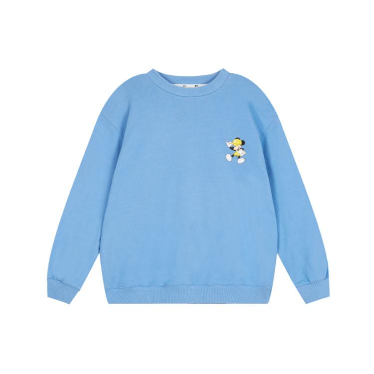 MLB X Disney Sweatshirt Unisex Blue 31MTK1011-45S S
