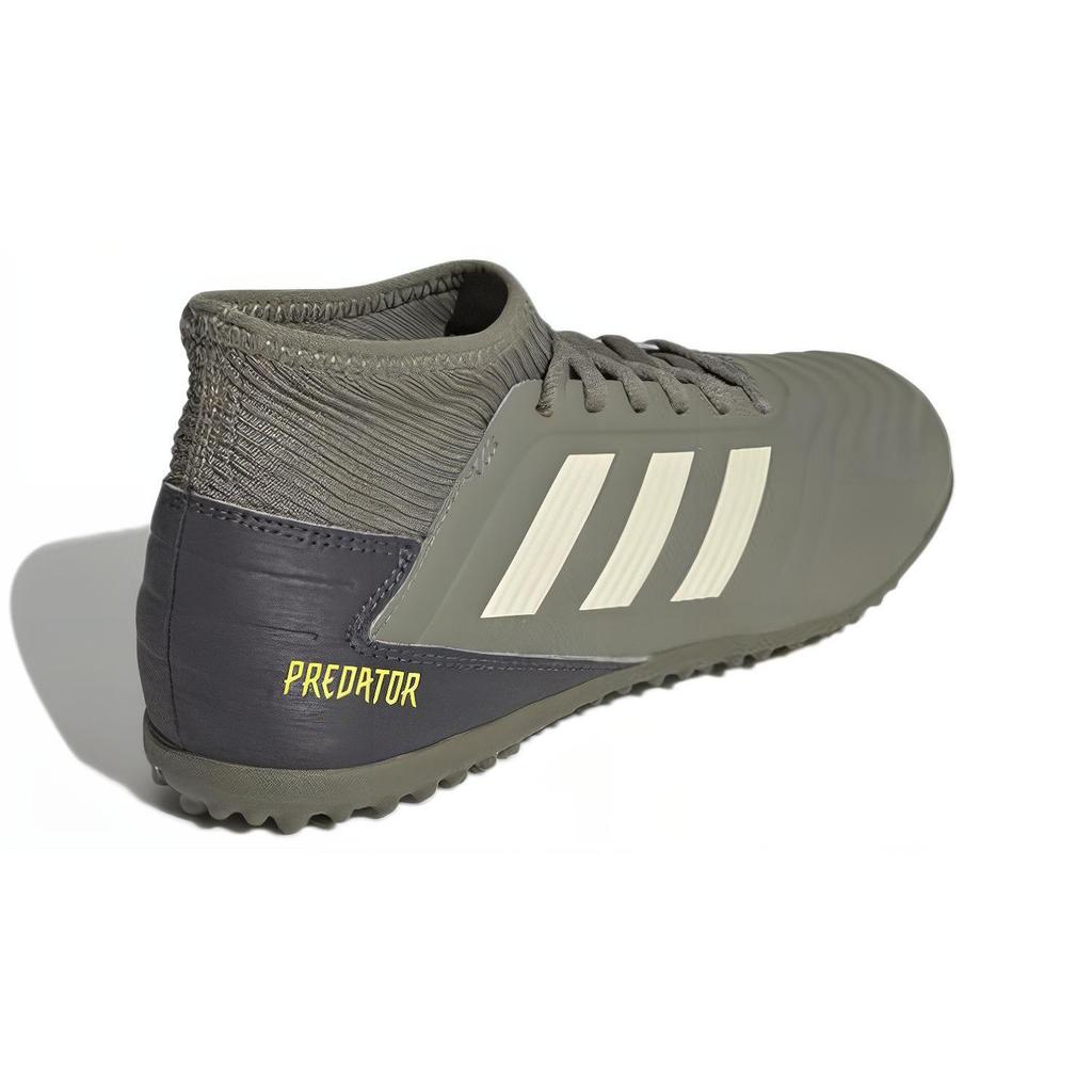 Adidas Predator 19.3 Slip Resistant Abrasion Resistant Mid top Kids' Soccer Shoes Gray Teenagers EF8220