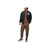 Jordan Allover Print Logo Langarm-Hoodie Herren Tops Braun DX9174-274
