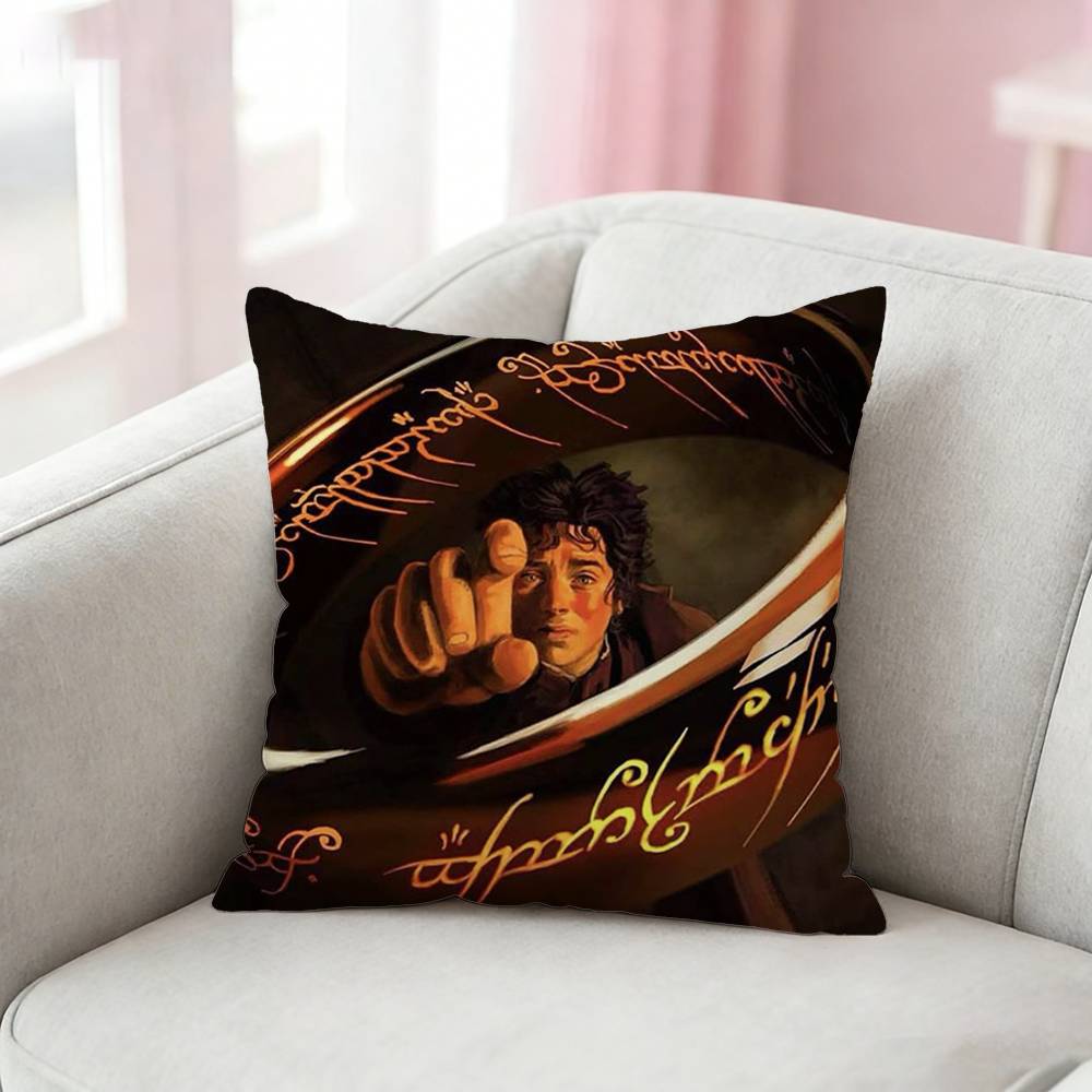 L-Lords Of The R-Ringes Pillow Case Pattern Printed Pillowcase For Living Room Sofa Cushion Cover