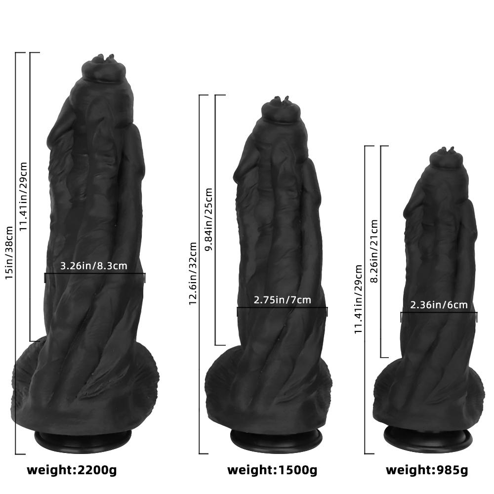 Extra Large Silicone Dildo Anal Dildo Butt Plug Fisting BDSM Gay Sex Toy Big Dick Realistic Penis Strap On Cock