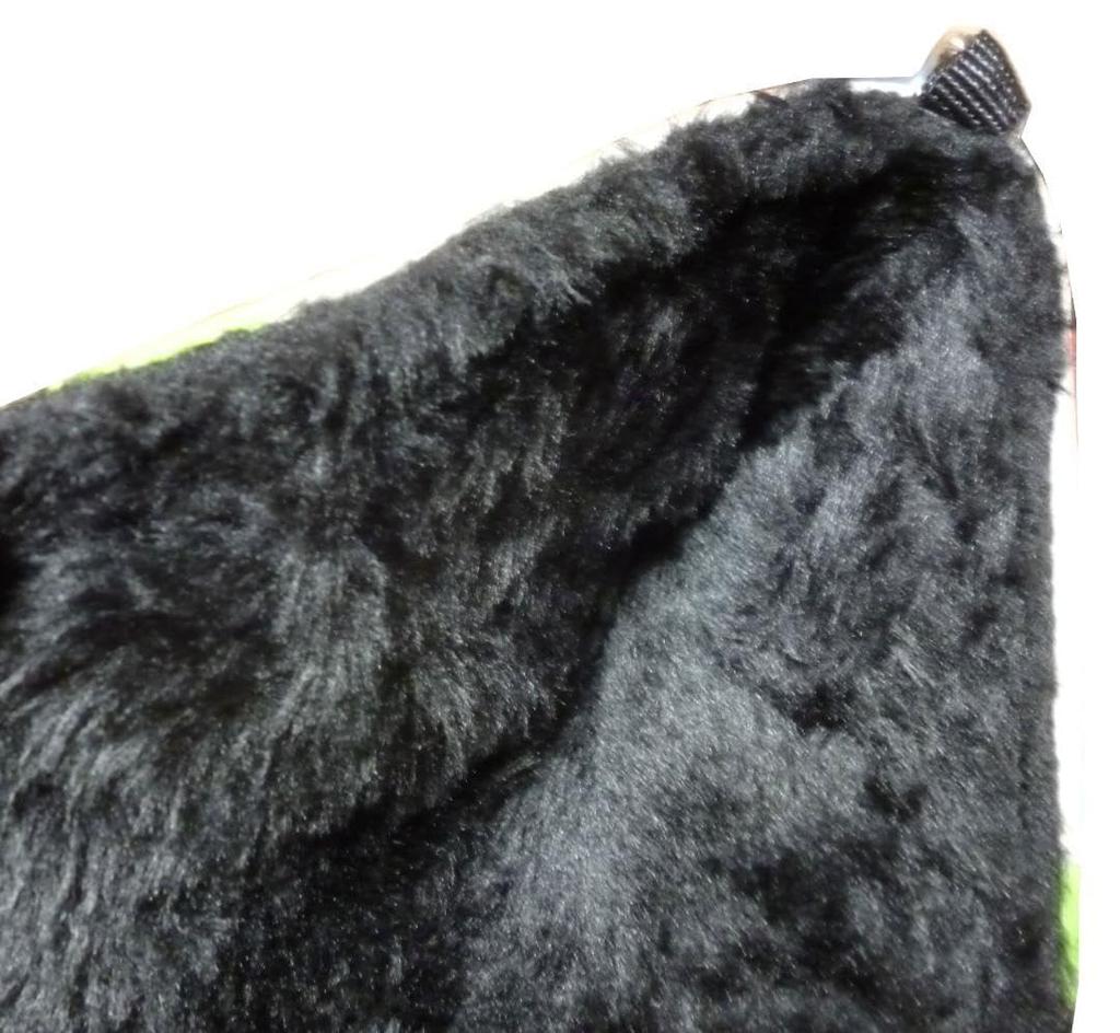 Golf Putter Hülle mit Pfotenabdruck-Design, Pin-Typ, Magnetverschluss (Schwarz/Rosa)