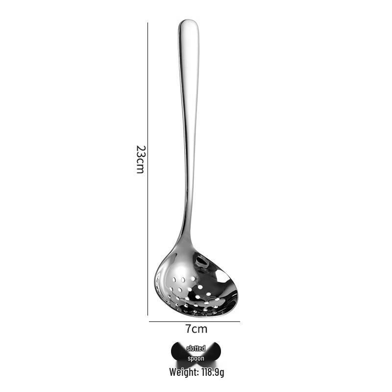 Wutuo 304 Stainless Steel Slotted Serving Spoons