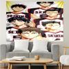 Kurokos Basketball Wandteppich für Schlafzimmer Ästhetik Klassenzimmer Wandbehänge für Wohnzimmer Studentenwohnheim Büro, Ideales Kreatives Geschenk