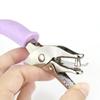 6mm Round Single-hole Macaron Hole-punching Tool with Rubber Coating Labor-saving Flip-type Hole-punching Machine