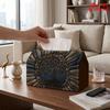 2D Flat 1pc, Tissue Box. Tree and Stone Fusion Pattern Napkin Dispenser, Reusable, Daily Desktop Tissue Storage Box, Suitable for Kitchen, Living Room