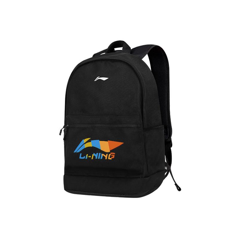 New LiNing Polyester Backpack Unisex Black ABSV313-6