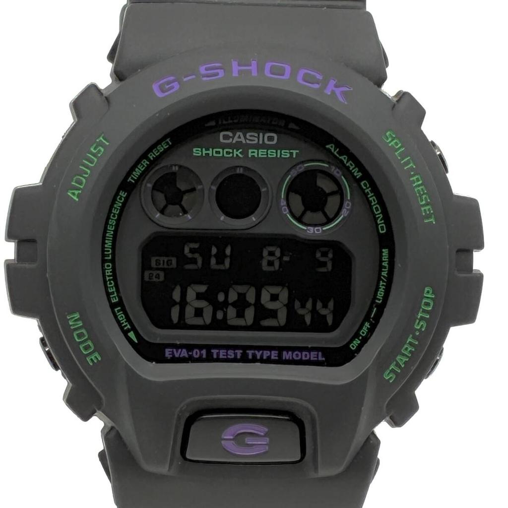 CASIO with digital watch for Evangelion collaboration fully and, box. G-SHOCK men, collection. functional