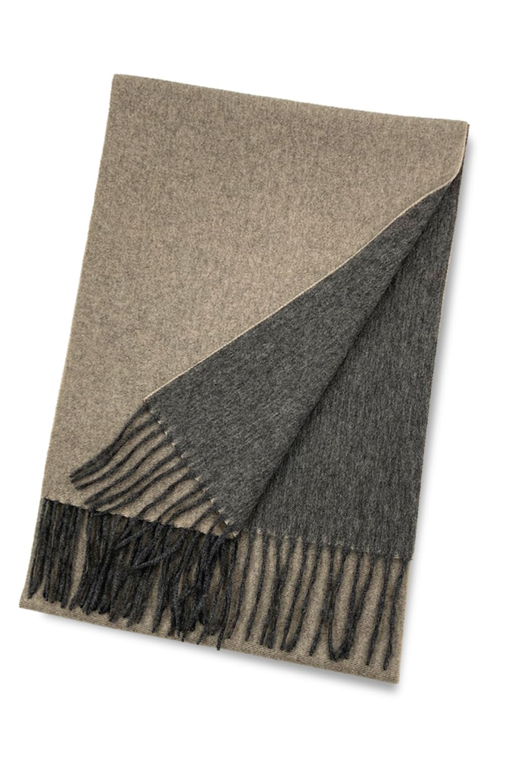 

Двусторонний шарф Vita Natur Finest Cashmere x Plain [Vita Natur] 100% [Мужской шарф] (180см 30см) (бежевый) бежевый