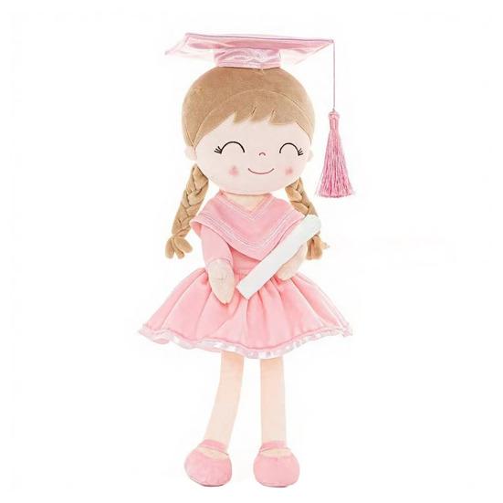 

16 Graduation Girl Doll, Plush Toy with Cap And Gown, Kindergarten And Elementary Graduation Gifts, for Ages 2-8 Toddlers And Kids Soft Keepsake розовый