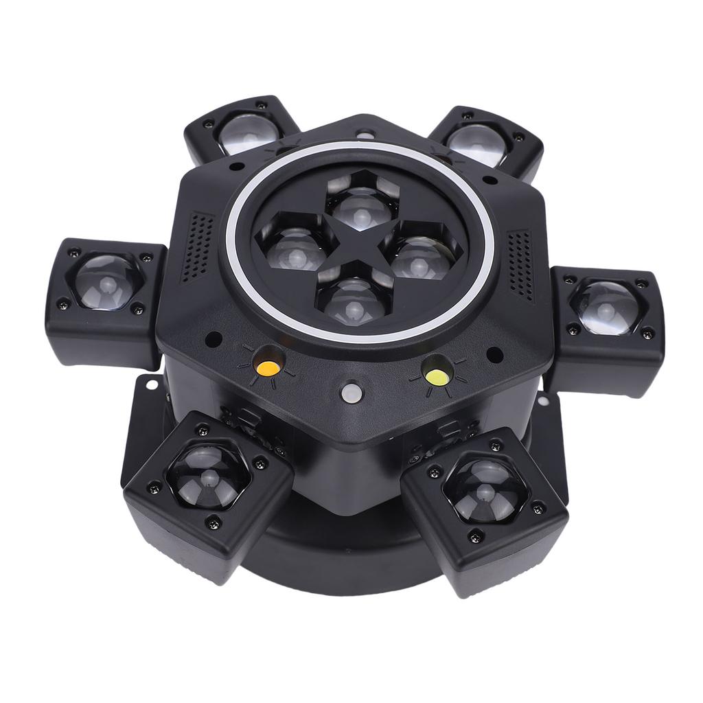 Moving Head DJ Light Support Digital Multiple X 512 Voice Control RGBW LED Rotating Stage Light with Remote Control