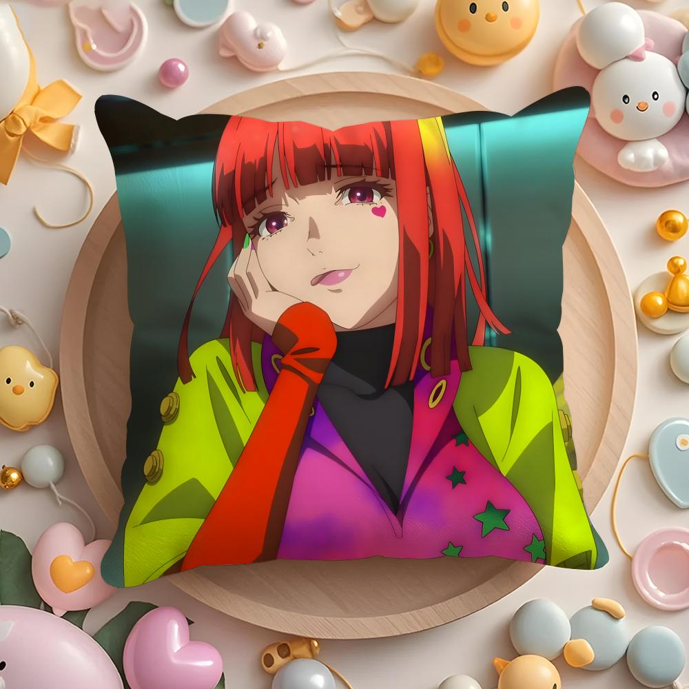 G-GNOSIA Anime Cushion Cover Home & Car Multi-Scene Pillow Cover - Reversible, Soft & Durable for Daily Use