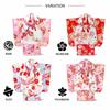 NISHIORI Kimono and Hifu Coat Classic Kimono for Hinamatsuri 9-Piece Shichi-Go-San Set, Set, 3-Year-Old Girls, (Girls' Day) (D-1)