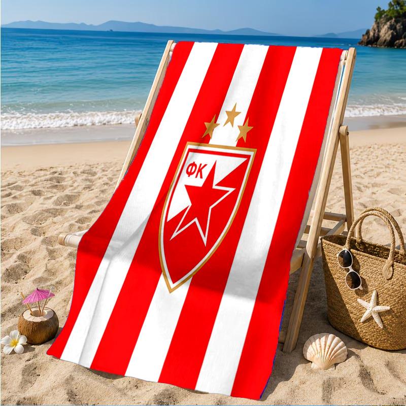 Crvena Zvezda Beach Towel, Quick-drying, Easy to Care for, Suitable for Both Fitness and Beach Vacations,Sports Essential