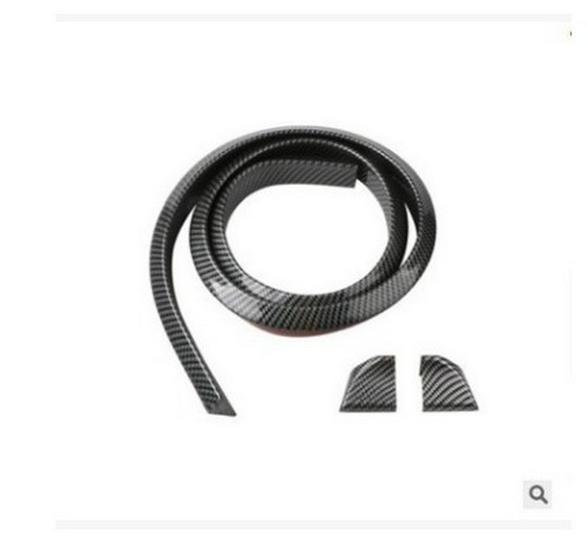 Universal Car Modification gummihalevinge i Large, Small og Carbon Fiber alternativer med trykkvinge og gummistrimmel.