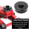 1PCS Rubber Jack Pad Protector Adapter for Porsche 911 964 993 996 997 Cayman Boxster Side Lifting Disk Jacking Tool Pinch Weld