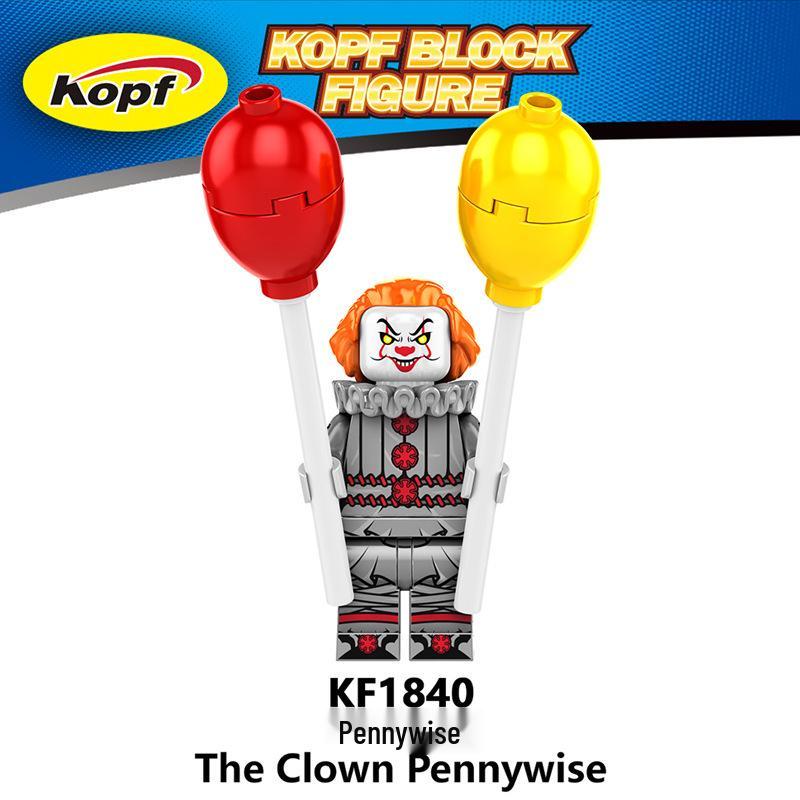 Halloween Pumpkin Zombie Minifigure Building Blocks Toy Set KF6175 6176 PG8171 PG8174.