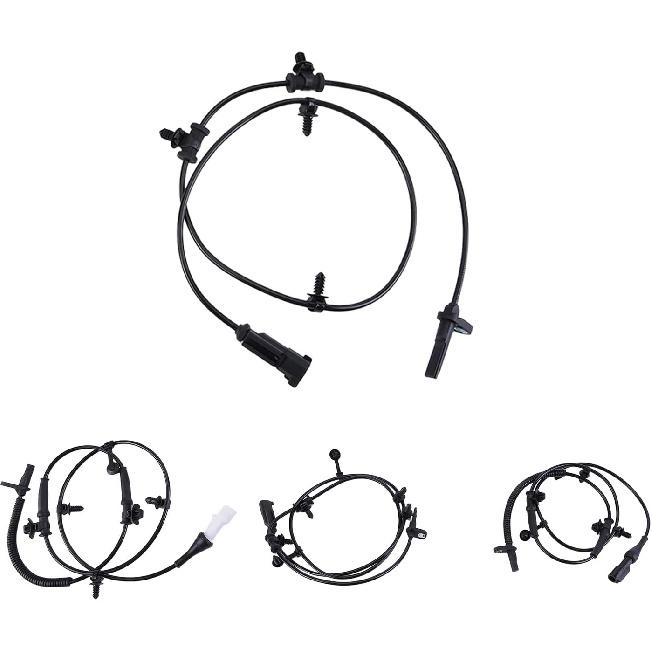ABS Wheel Speed Sensor Fit for 2011-2013 for Ford Edge 2011-2013 2015 for Lincoln MKX Rear Left Rear Right Front Left Front Right 4pcs ABS Sensors