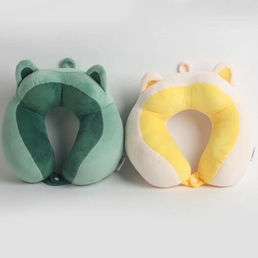 

Эргономичная U-образная подушка с медленным отскоком Подушка для шеи Подушка для здорового сна Подушка для кемпинга Полдень жёлтый