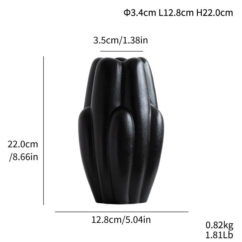 European Simple Ceramic Bubble Ball Vase