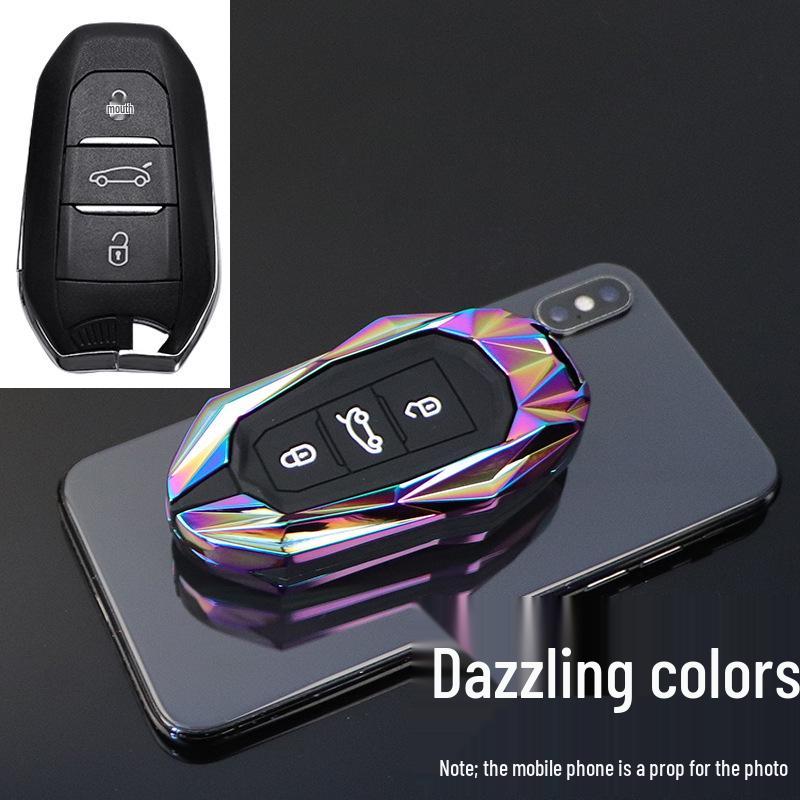 

2024 Peugeot 508 Key Case - For 408, 4008, 5008, 2008, 508L - Metal Shell with Buckle