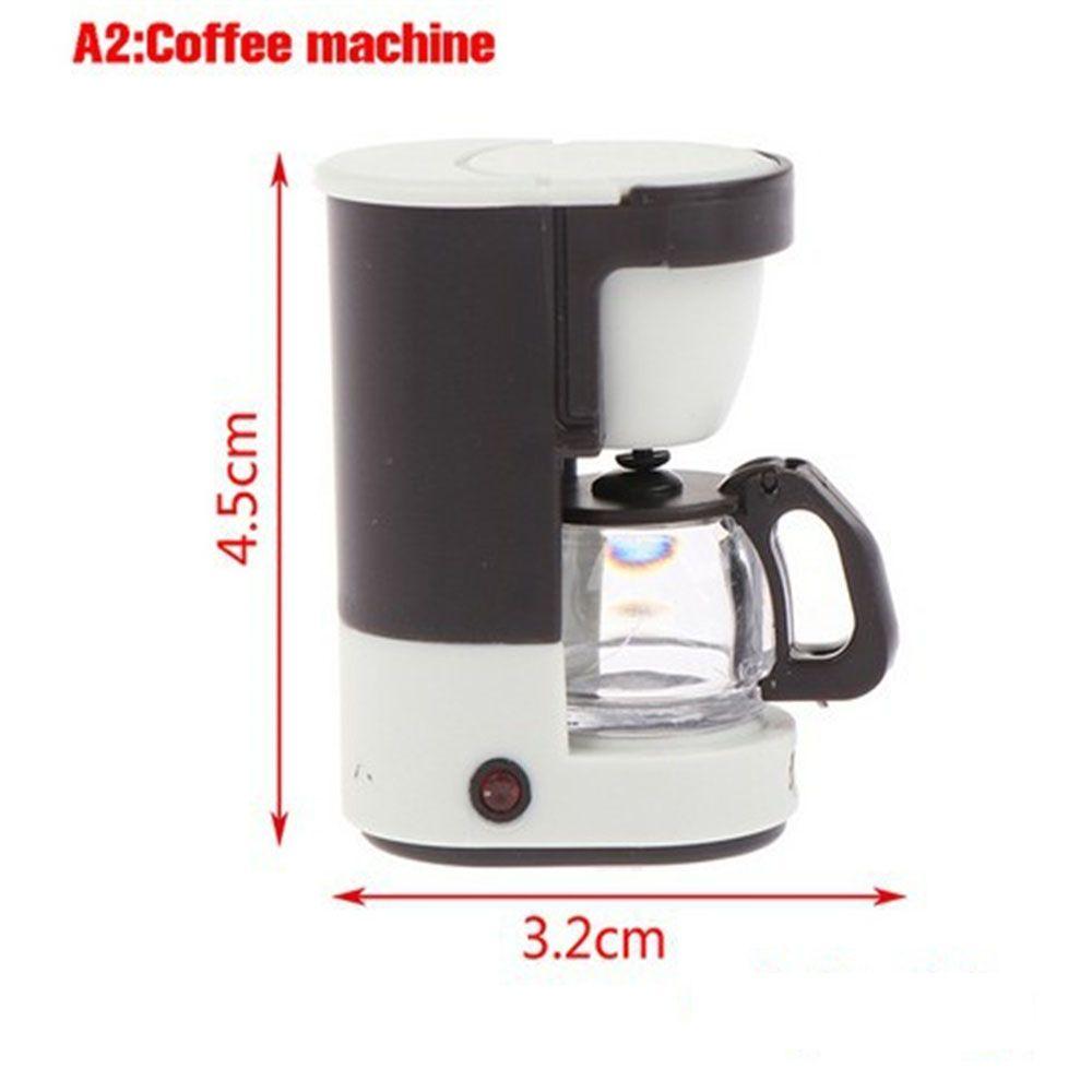 Cup 1:12 Dollhouse Coffee Maker Kitchen Furniture Coffee Pot Doll House Miniature Accessories