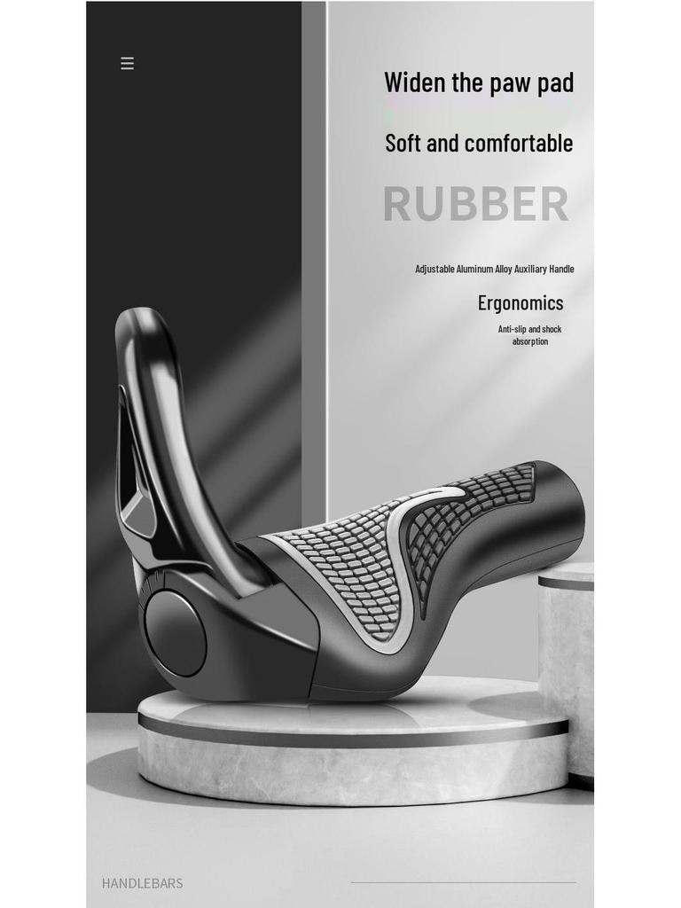 Non-Slip Silicone Rubber Handlebar Grips for Mountain Bikes