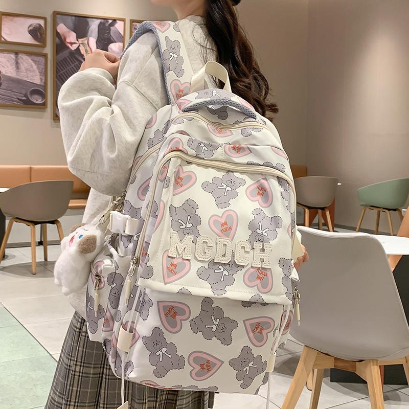 Children Elementary School Girls Junior High School Students Love Backpack High School Students College Students Backpack