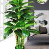 Large Indoor Evergreen Bonsai: Fake Plastic Tree Decor for Living Room.