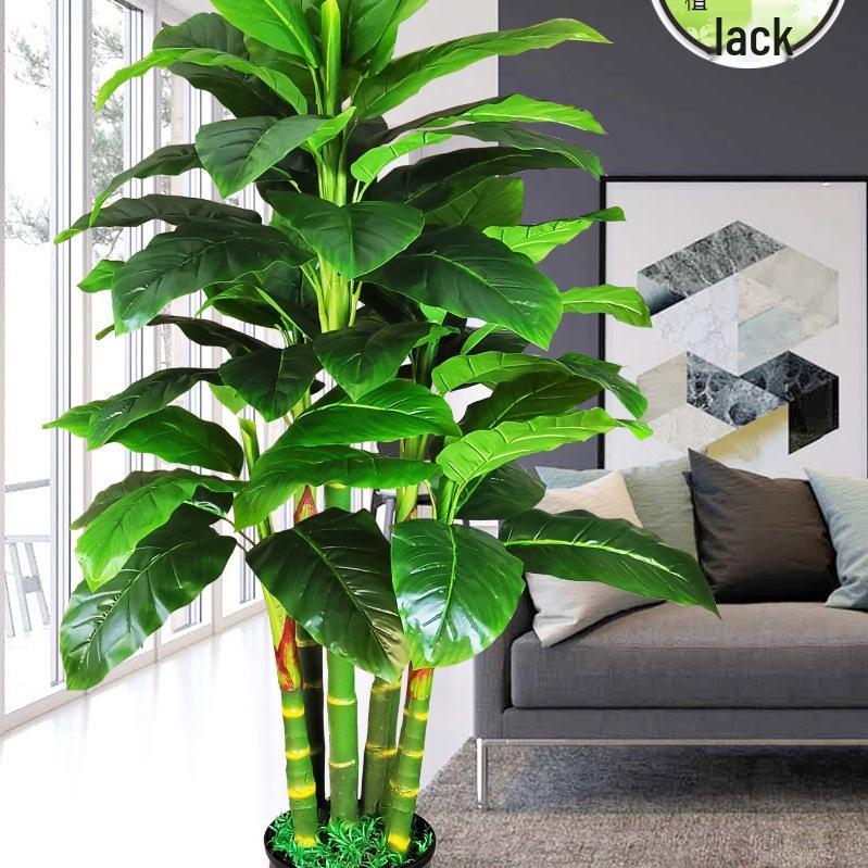 Large Indoor Evergreen Bonsai: Fake Plastic Tree Decor for Living Room.