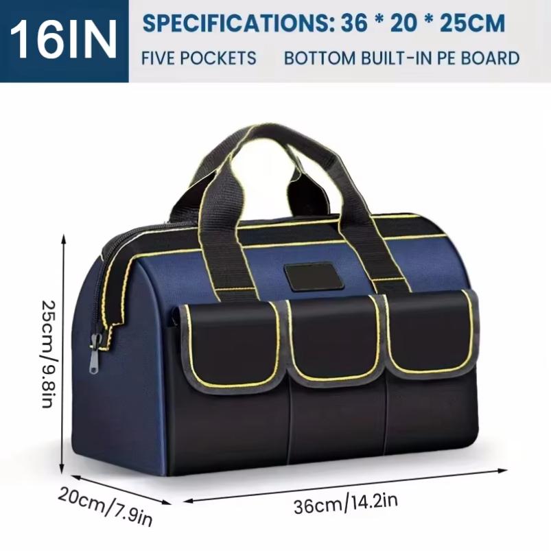 Tool Bag Electrician Instrumentation Work Bag Organizer Wrench Set Storage Tool Bags Professional Heavy Duty Tool Bag Belt