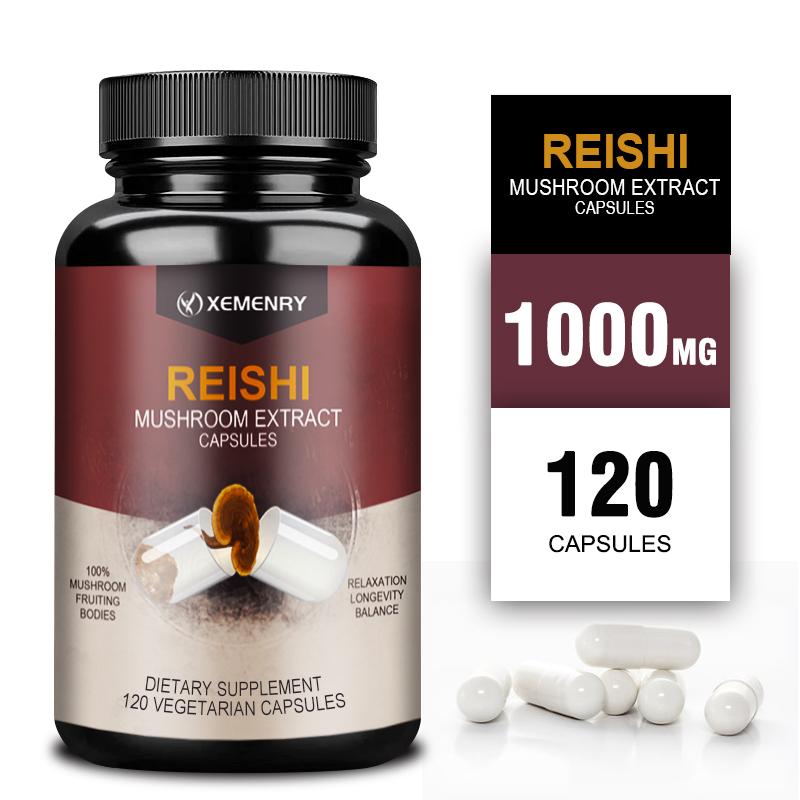 XEMENRY Ganoderma Lucidum Capsules, 100% Ganoderma Lucidum Extract, All-Natural, Suitable for Both Men and Women.